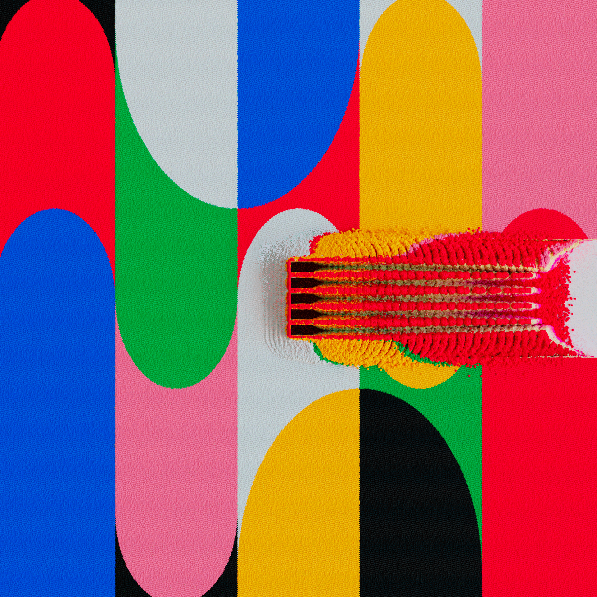 Sand Square_gif 01 Coloured Sand Gif 01