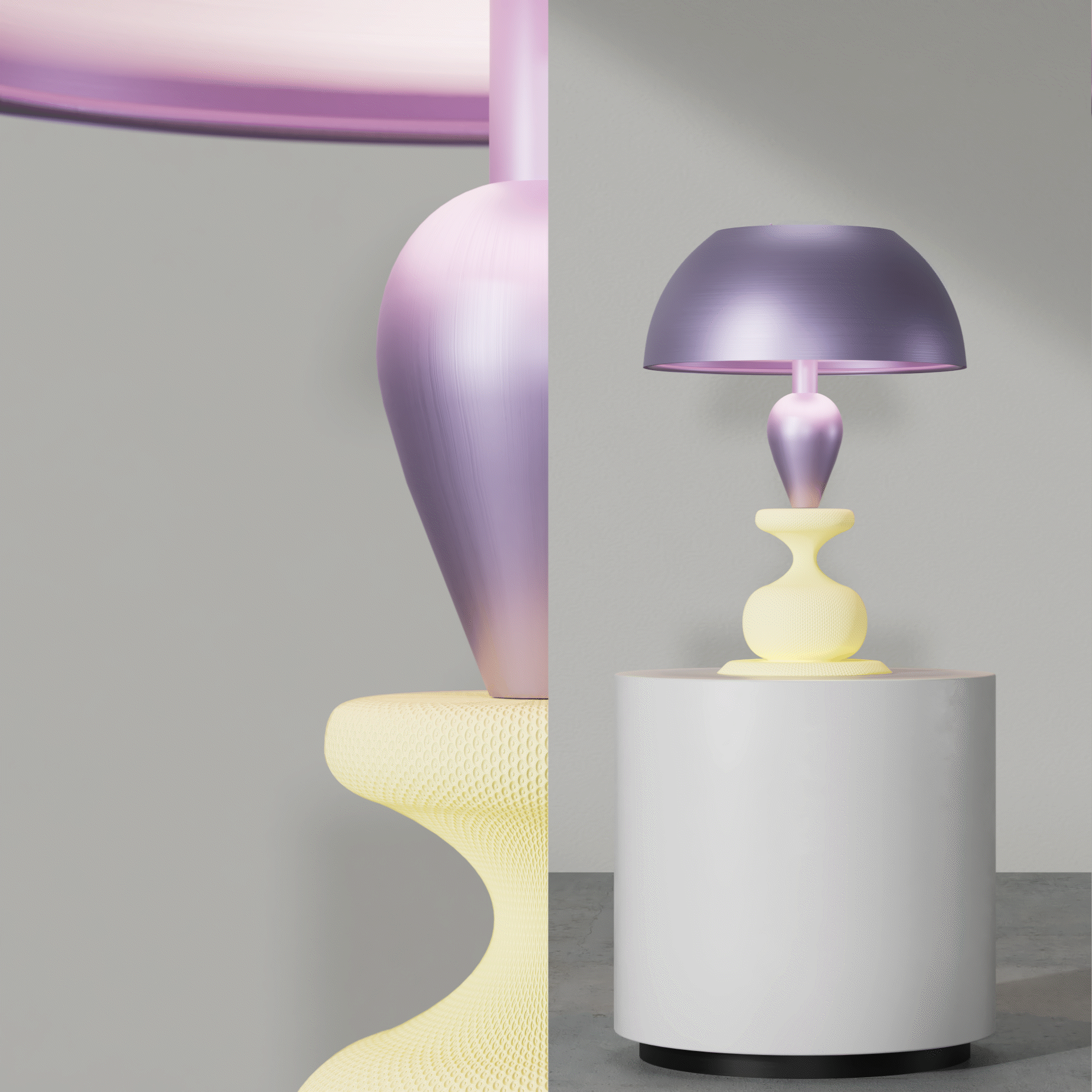 gif_lamps_01 Customised Lamps Purple Lamp